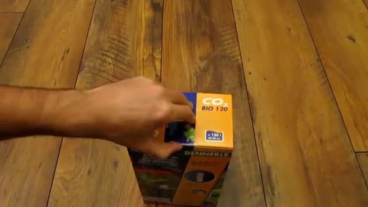 Unpacking / unboxing Dennerle CO2 plant fertilizer SET BIO 120