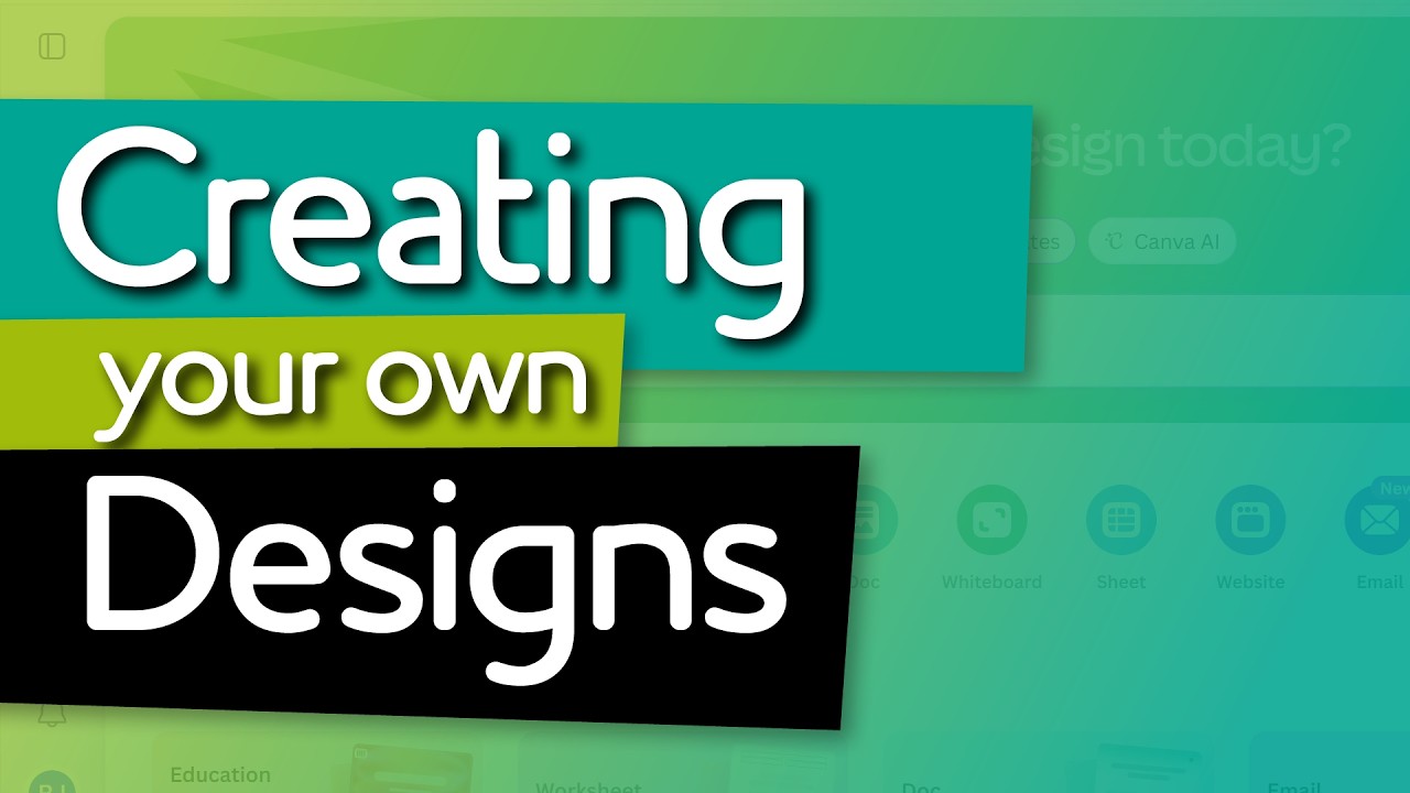Creating your own Designs