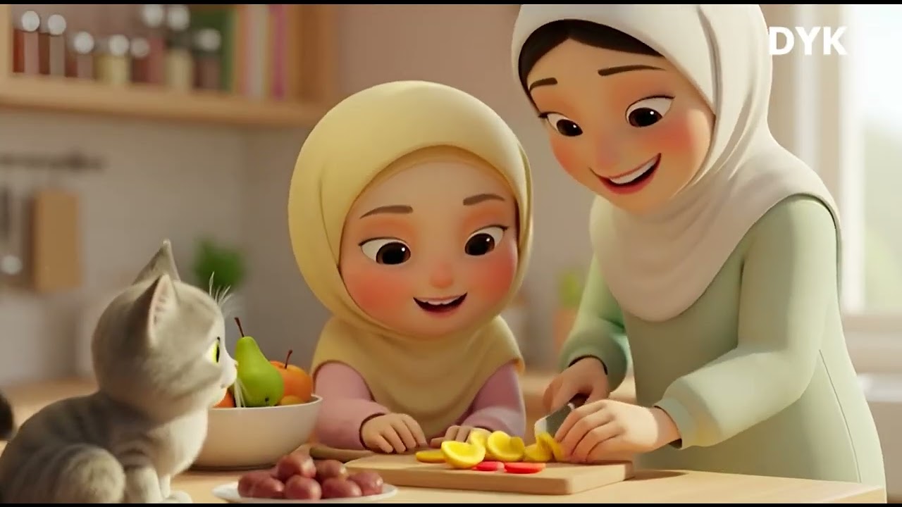 ASHIMA & MIMI 🐾 Kisah Puasa Pertama | Tarawih Pertama Ramadhan | Animasi Anak Islami Penuh Hikmah