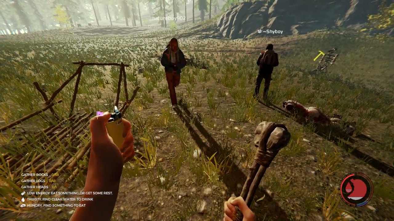 The Forest Gameplay (Life Skills and Battle) 3 with Shyboy & Gorephilia