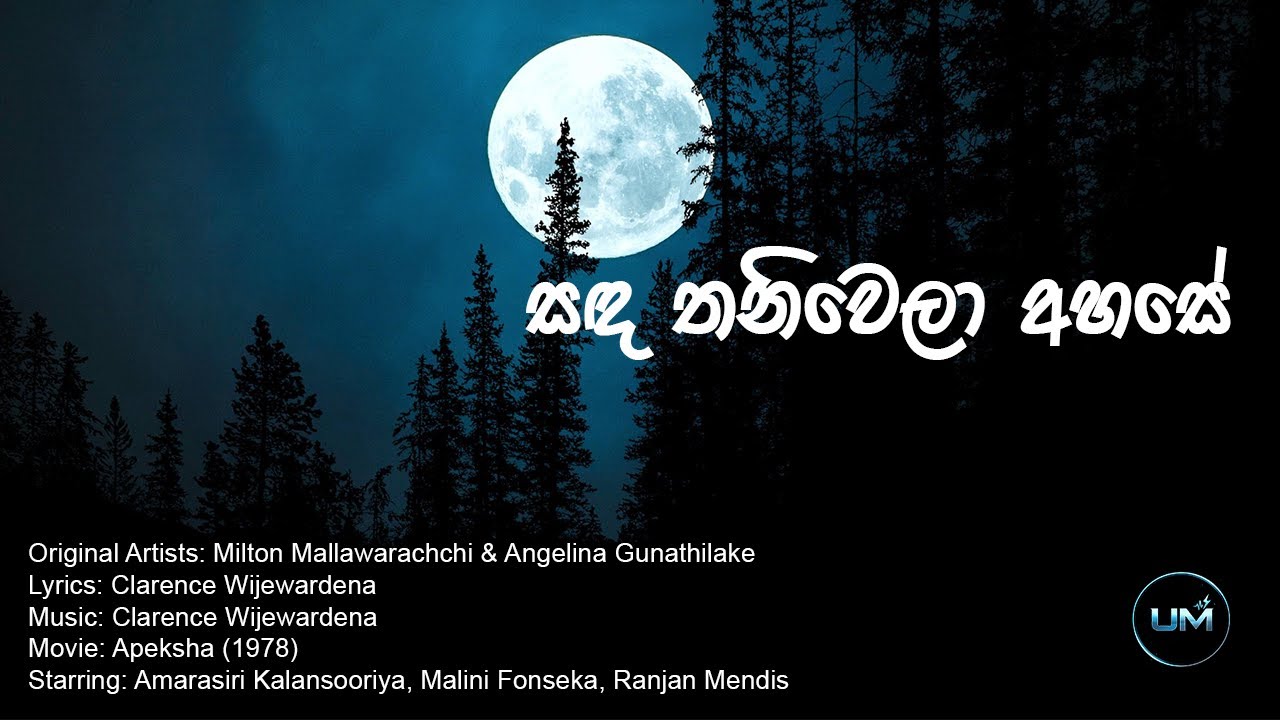 Sanda Thaniwela Ahase (සඳ තනිවෙලා අහසේ) - Modern EDM Duet Remix | Upbeat Music