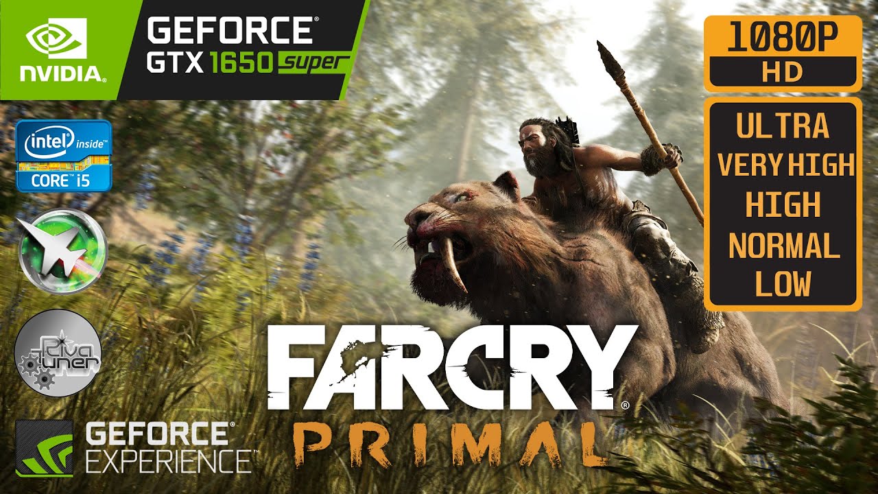 FAR CRY PRIMAL - GTX 1650 SUPER - i5-4590 (ALL GRAPHICS PRESETS)