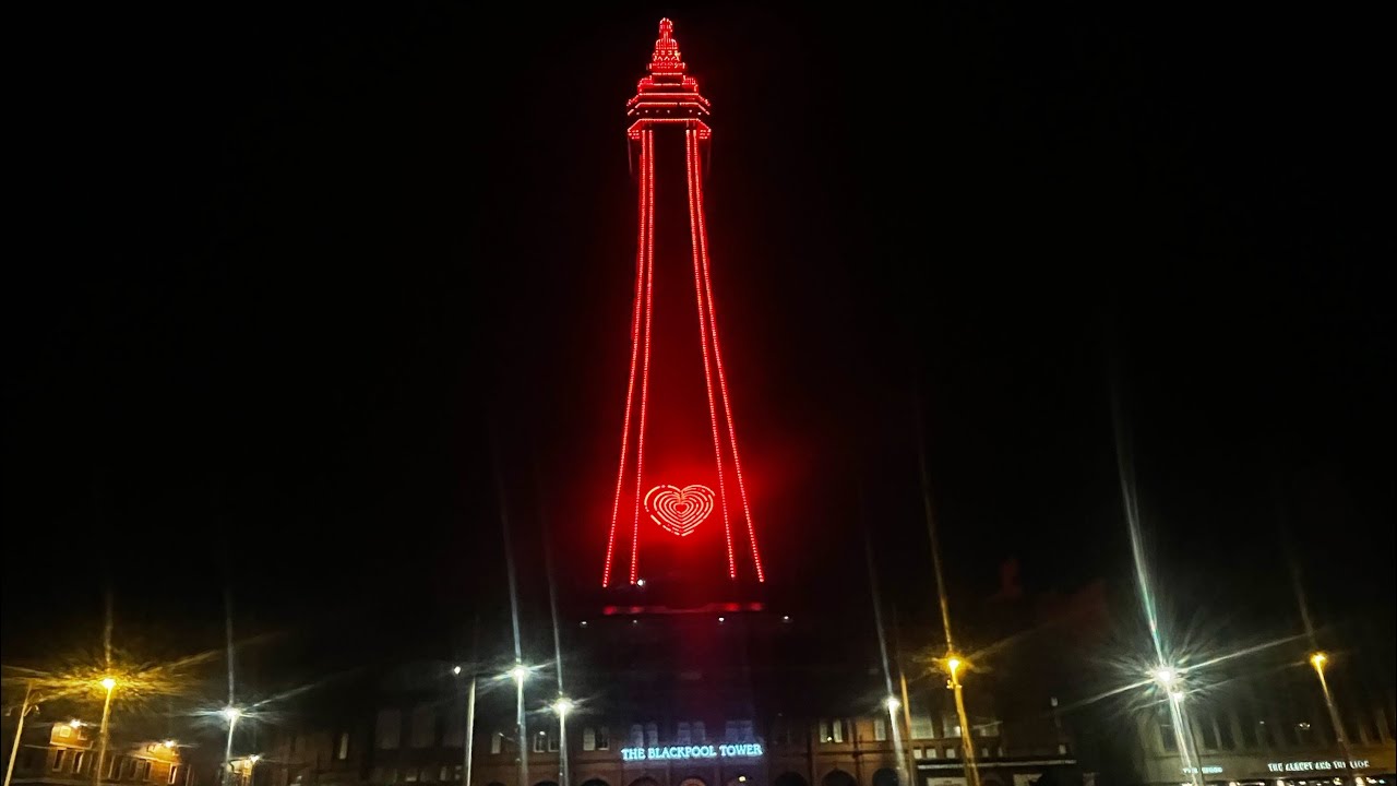 Valentine’s Day Blackpool tower fade #blackpool #foryou #viralvideo #valentinesday 