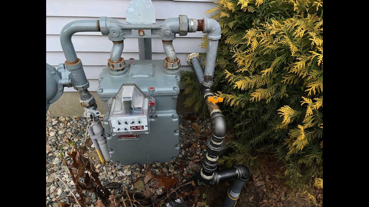 OldGuyDIY 600 долларов США Установка генератора для всего дома, газовый трубопровод, 95-футовый т...