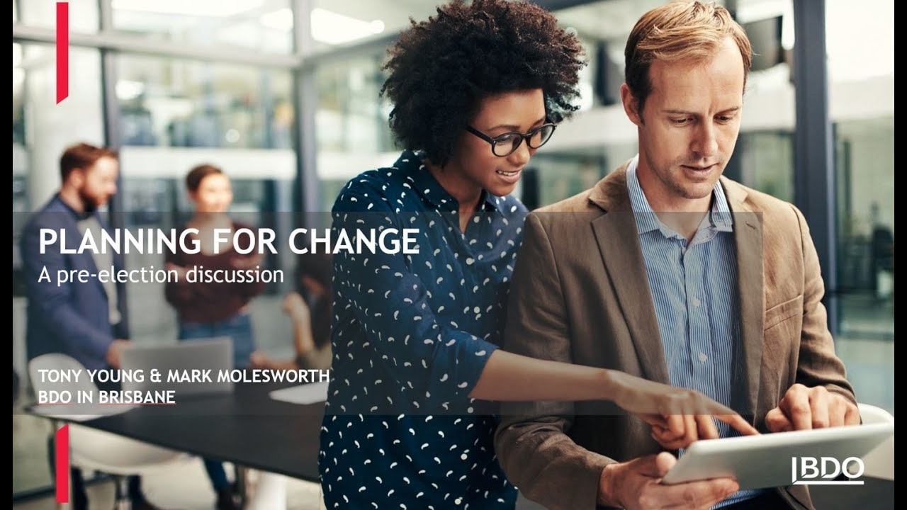 WEBINAR: Planning for change, a pre-election discussion