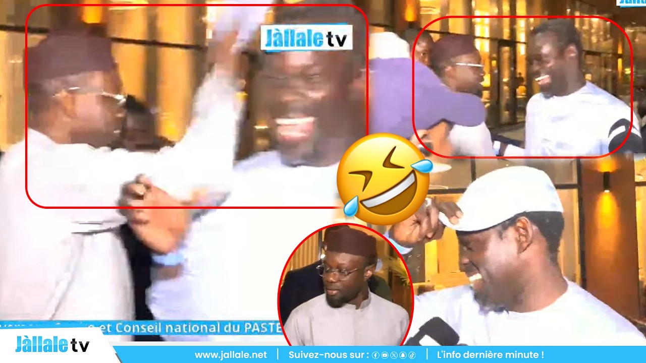 Sonko dafa këf baxana Me Tall, en pleine discours le PM fait un geste qui déclenche les rires