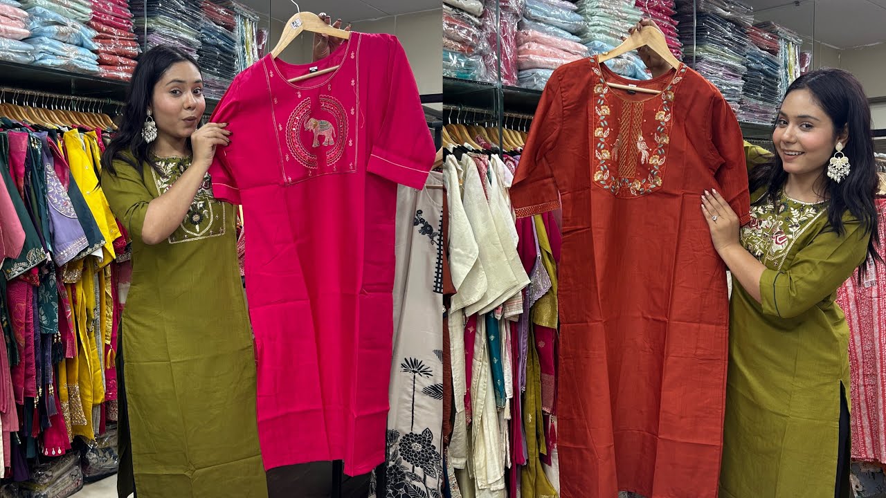 Surat Kurti wholsale Market,Sasti Kurti Surat #suratkurtiwholesale 