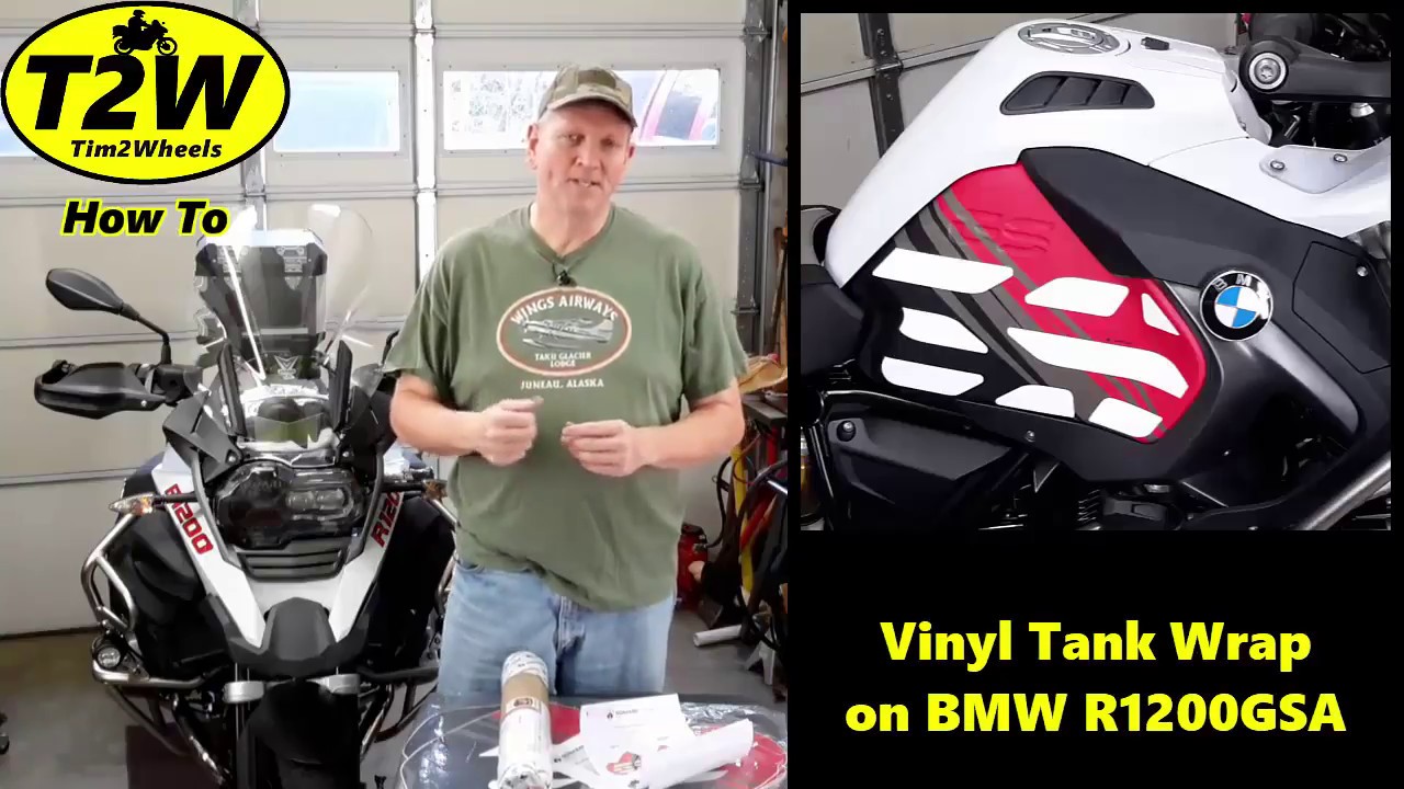 T2W BMW GS Adventure Anniversary side tank stickers Honest review
