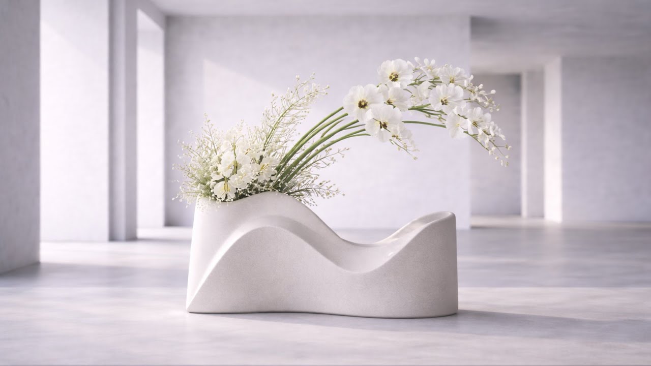 Minimal Floral Arrangement Screensaver