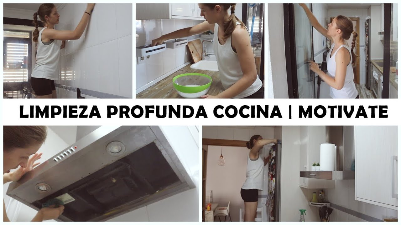 🧹LIMPIEZA PROFUNDA DE LA COCINA🧽 DESPUES DE MESES SIN LIMPIARLA😵‍💫 | MOTIVATE 💪🏼