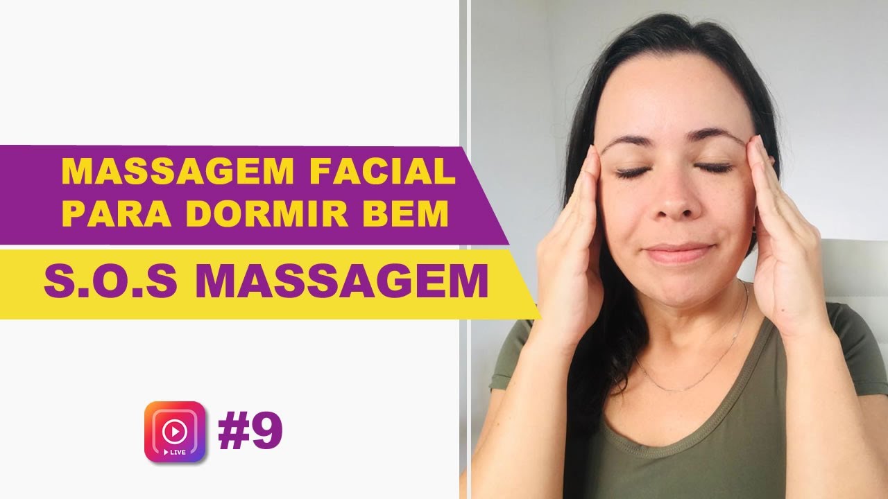 Massagem facial para dormir bem - S.O.S Massagem