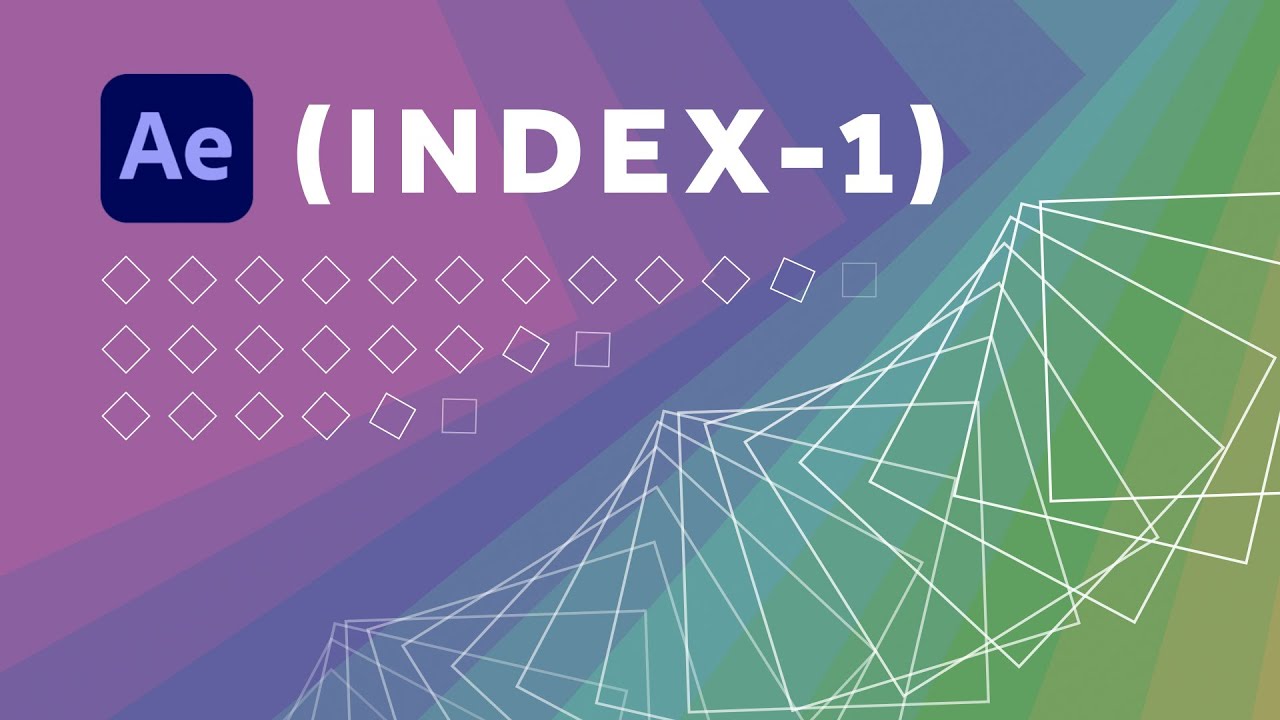 Анимация с помощью выражения Index в After Effects | Учебное пособие