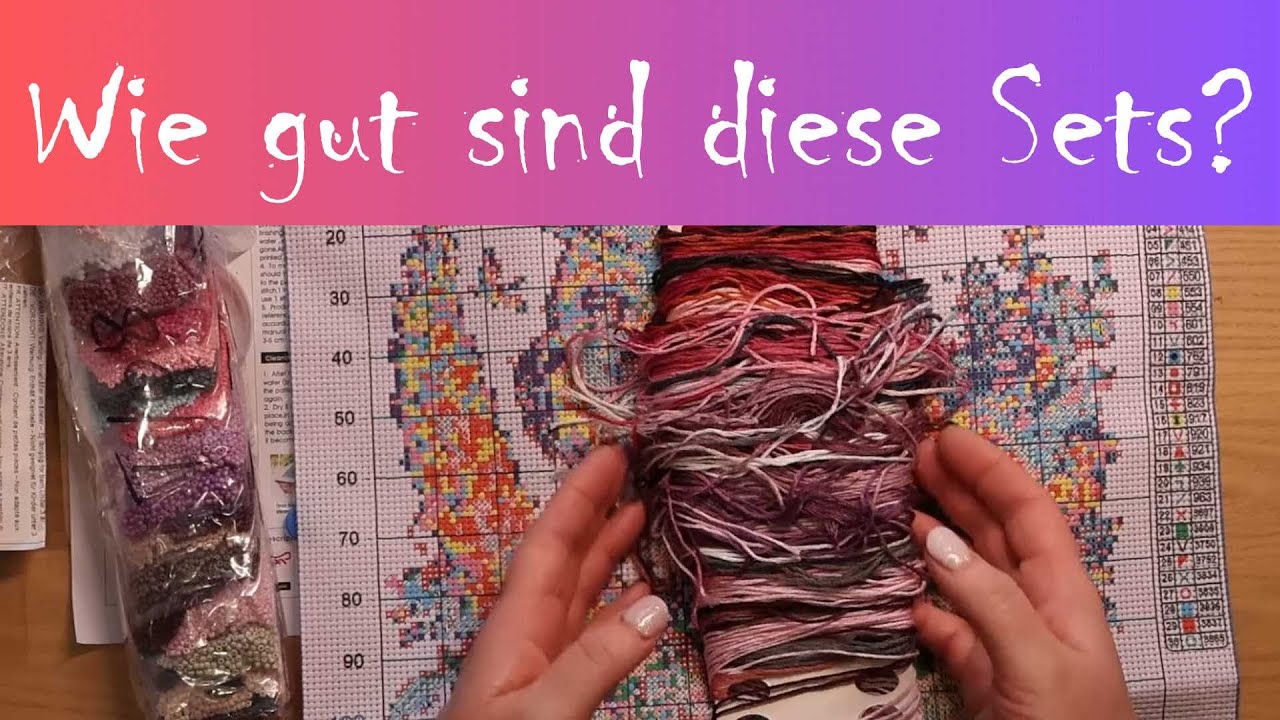 Ich teste ein Perlenstickbild 11ct von Newcraftday