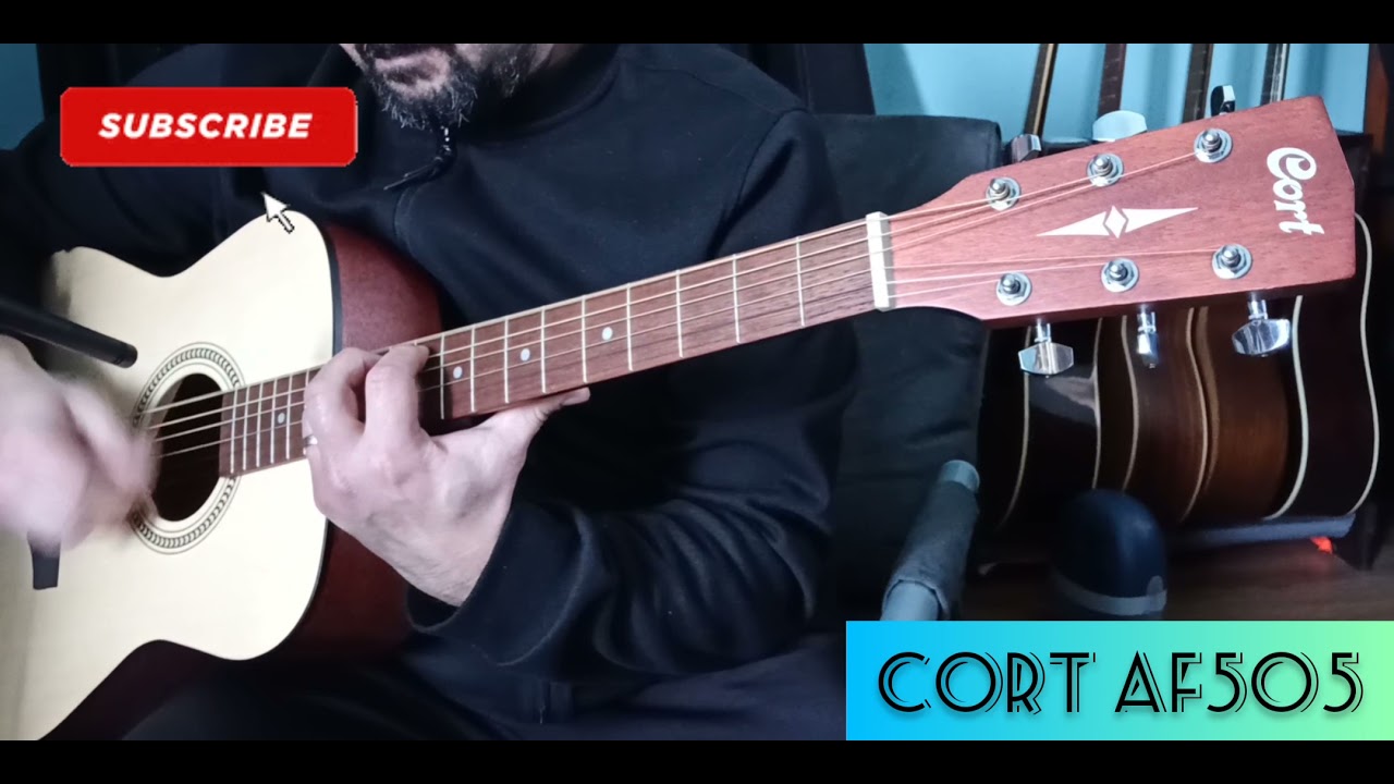 Cort Af505 Acoustic Guitar Demo - Easy Play series - HQ Audio