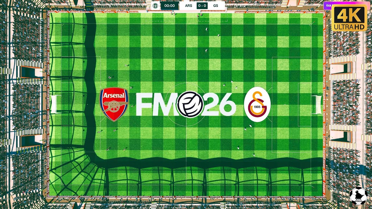 Football Manager 26 | Arsenal vs Galatasaray | Friendly Match | GAMEPLAY 4K PC