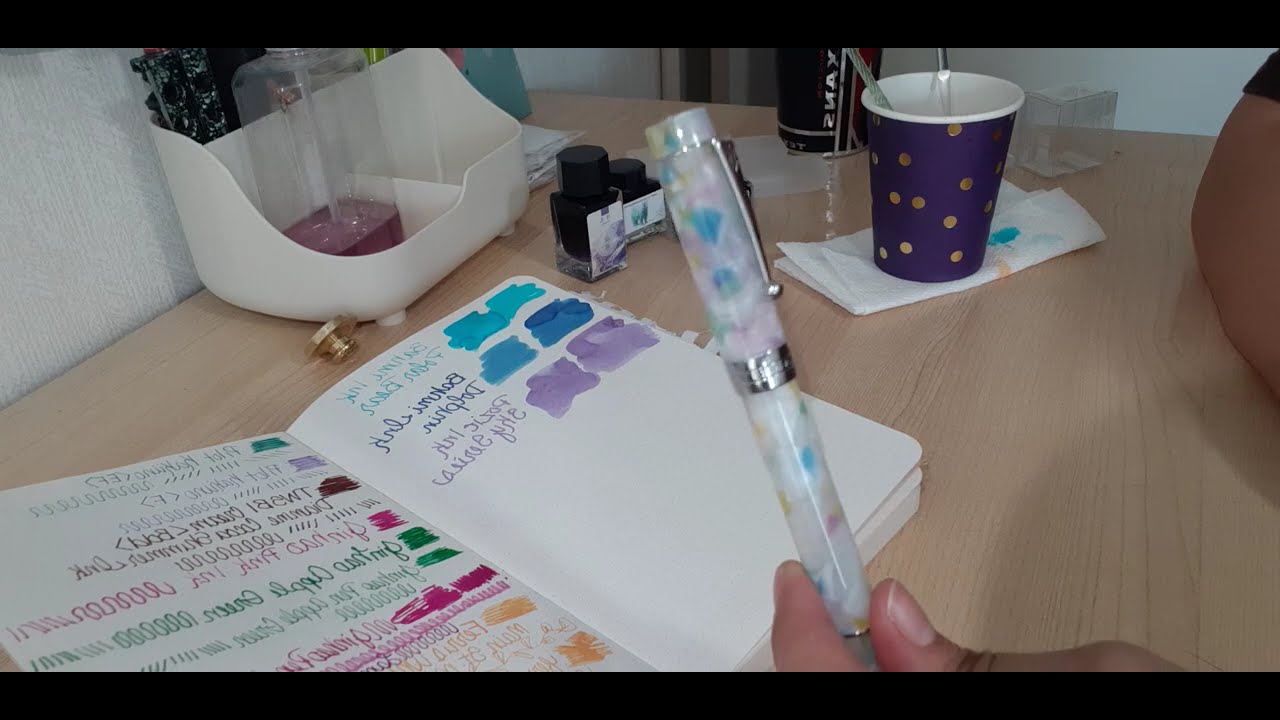 Temu Fountain Pen Ink Haul and Swatching