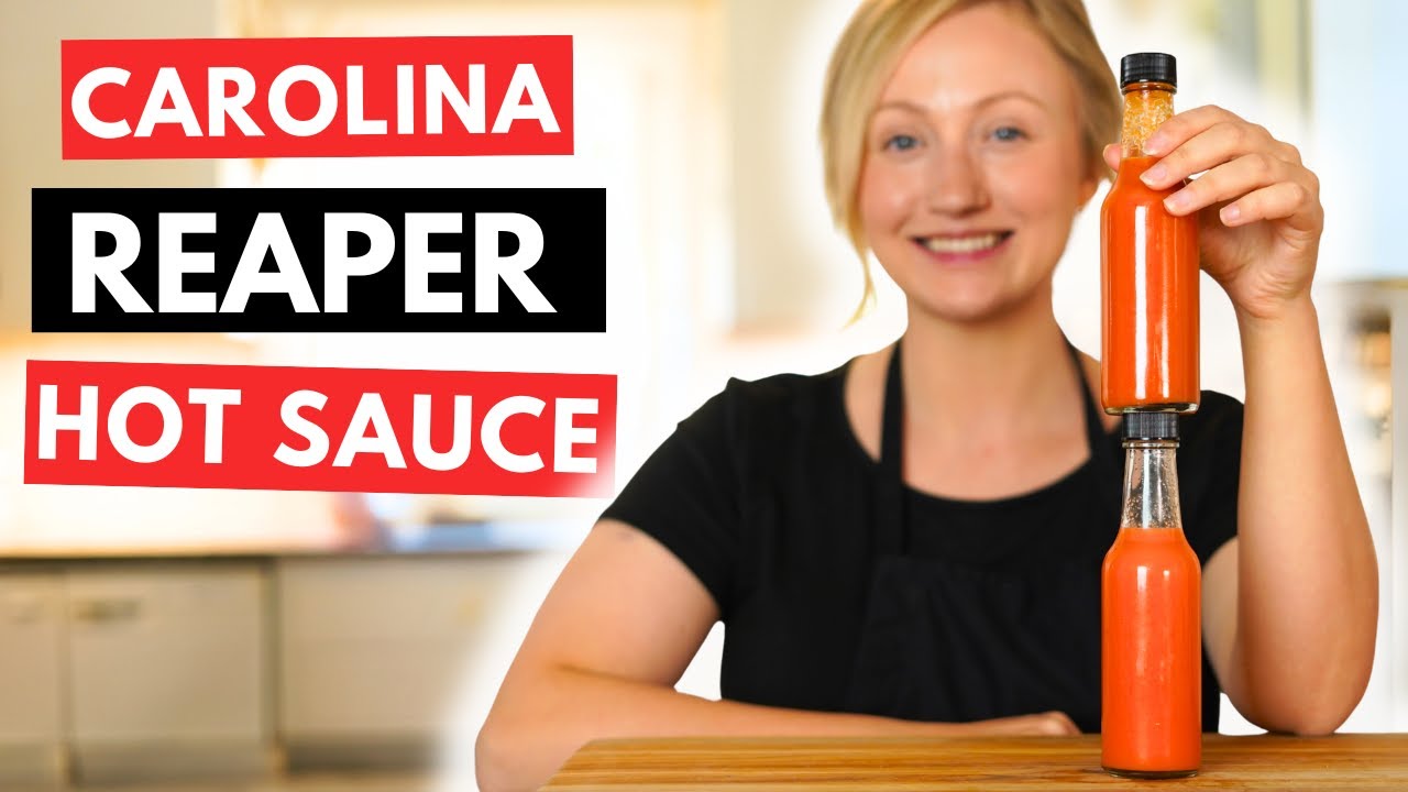 Ферментированный острый соус Carolina Reaper (сырой и приготовленный)