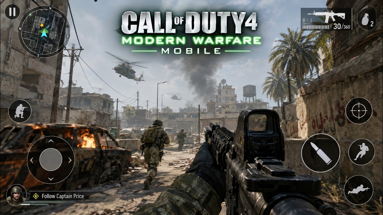 Call Of Duty 4: Modern Warfare Apk Mobile Port Native Android 120 Fps Gameplay (POCO F6)