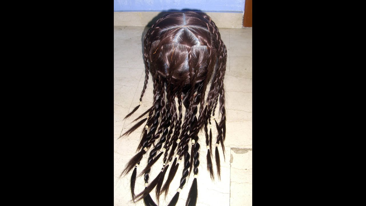 Synthetic Brown Wig (from start to finish)