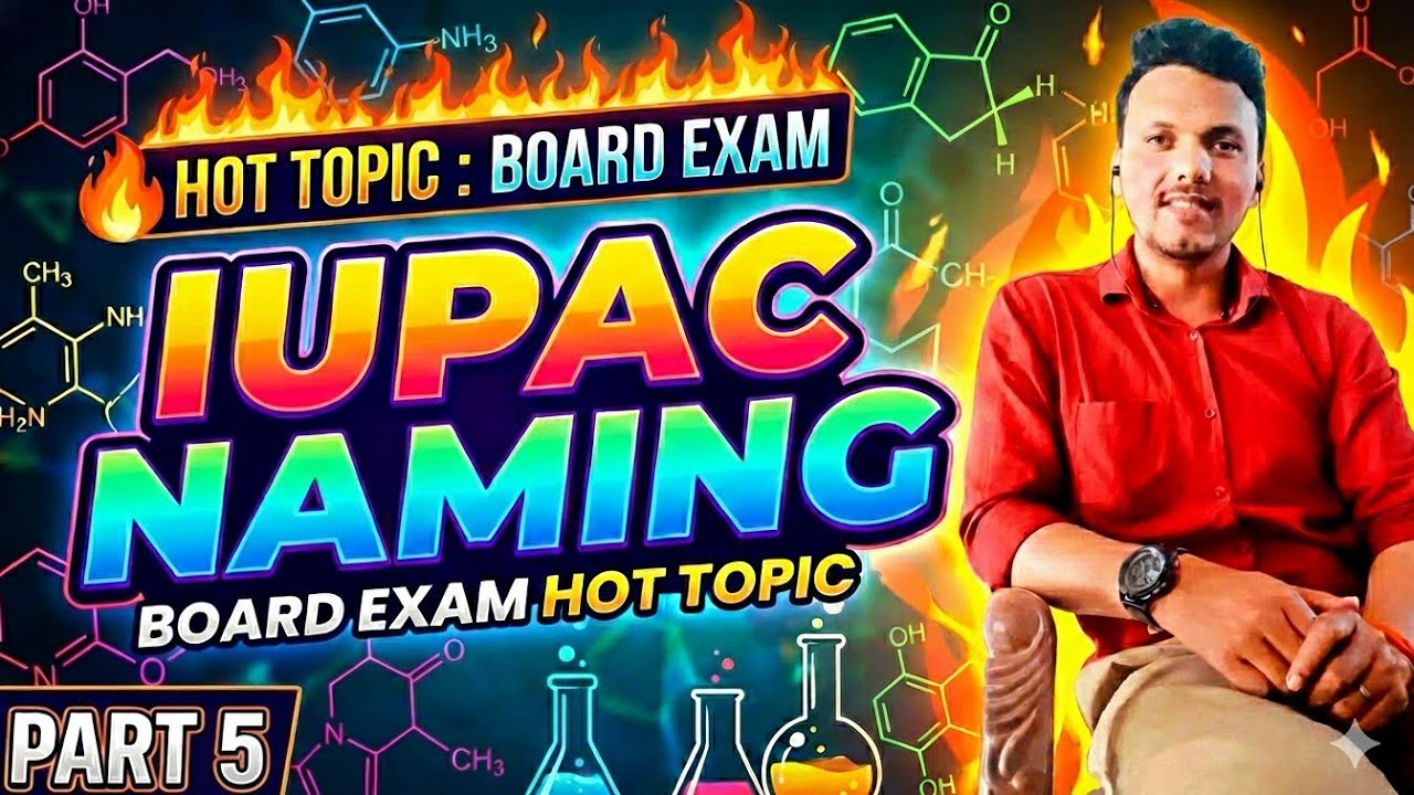 IUPAC Nomenclature | Class 10 Chemistry | Hindi Medium | Board Exam 2026 🔥