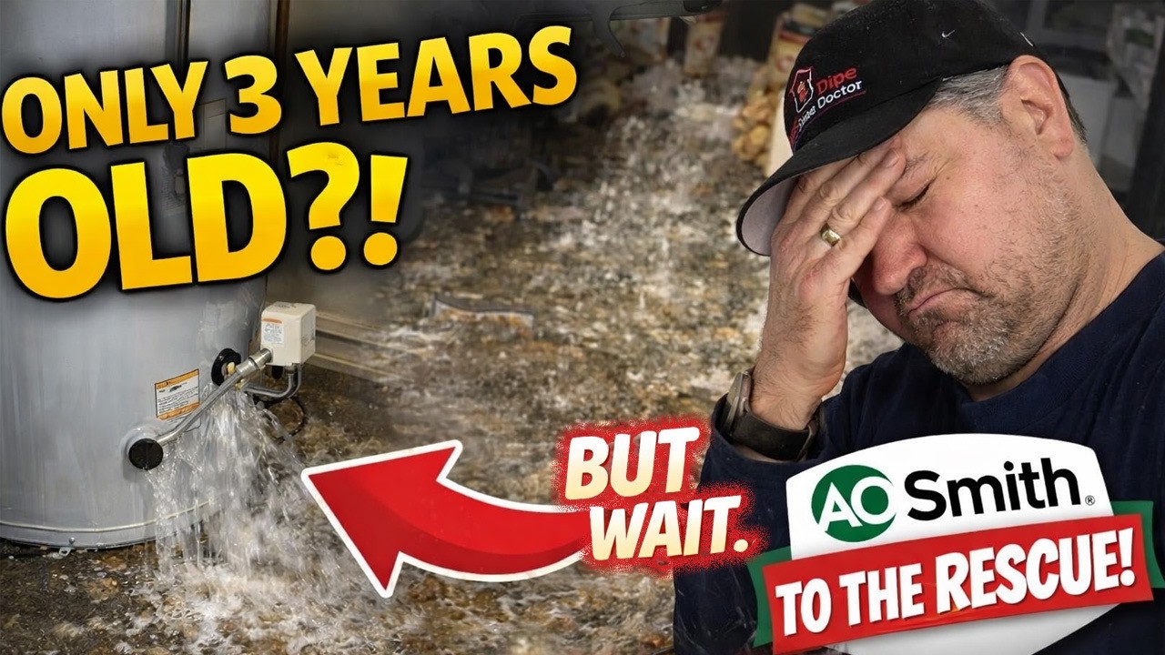 3-Year-Old AO Smith Water Heater FLOODS 2 Floors… But Something Didn’t Add Up!