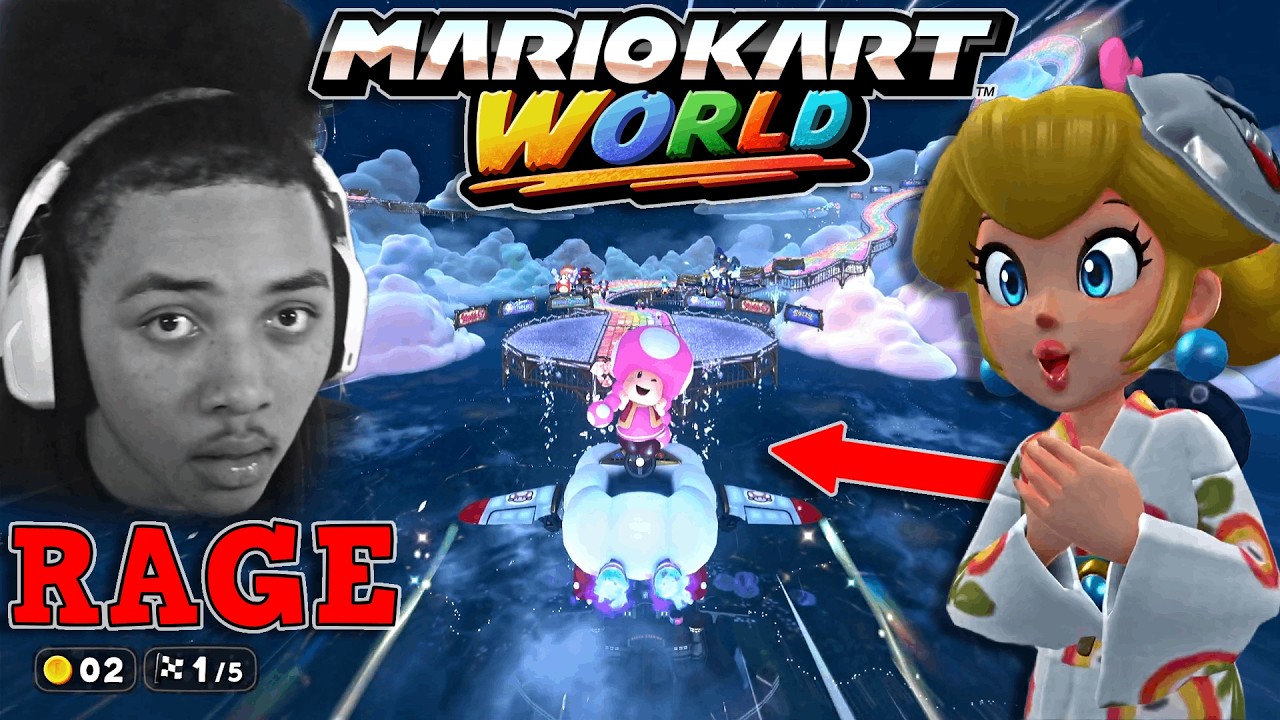 Unlocking Rainbow Road in Mario Kart World...
