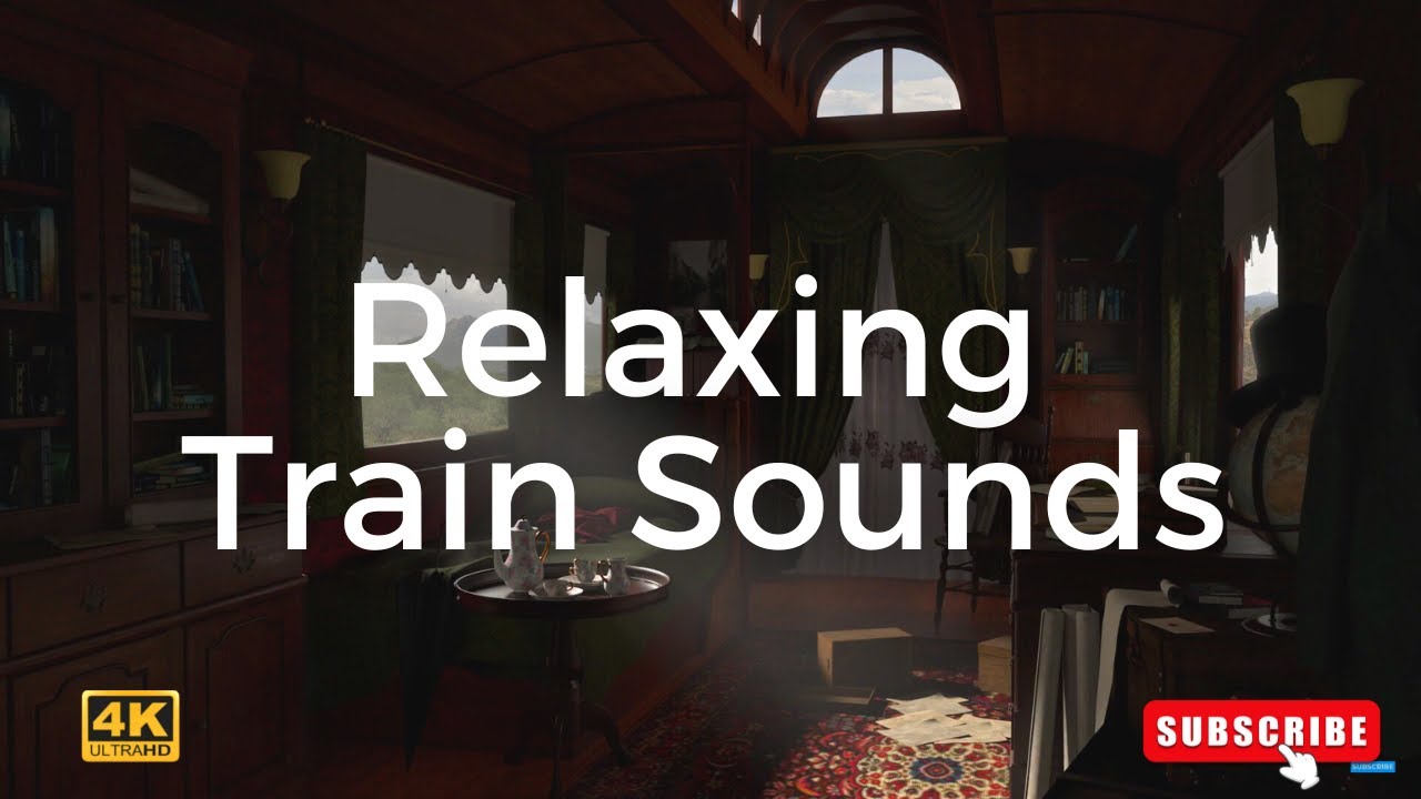 Relaxing Train Journey In A Private Cabin | 10 hours of Relaxing Train Sounds ASMR