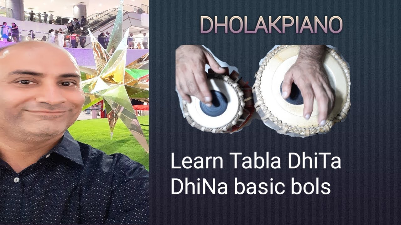 Learn to play Tabla   Dhi Ta Dhi Na  bols basic tabla lesson