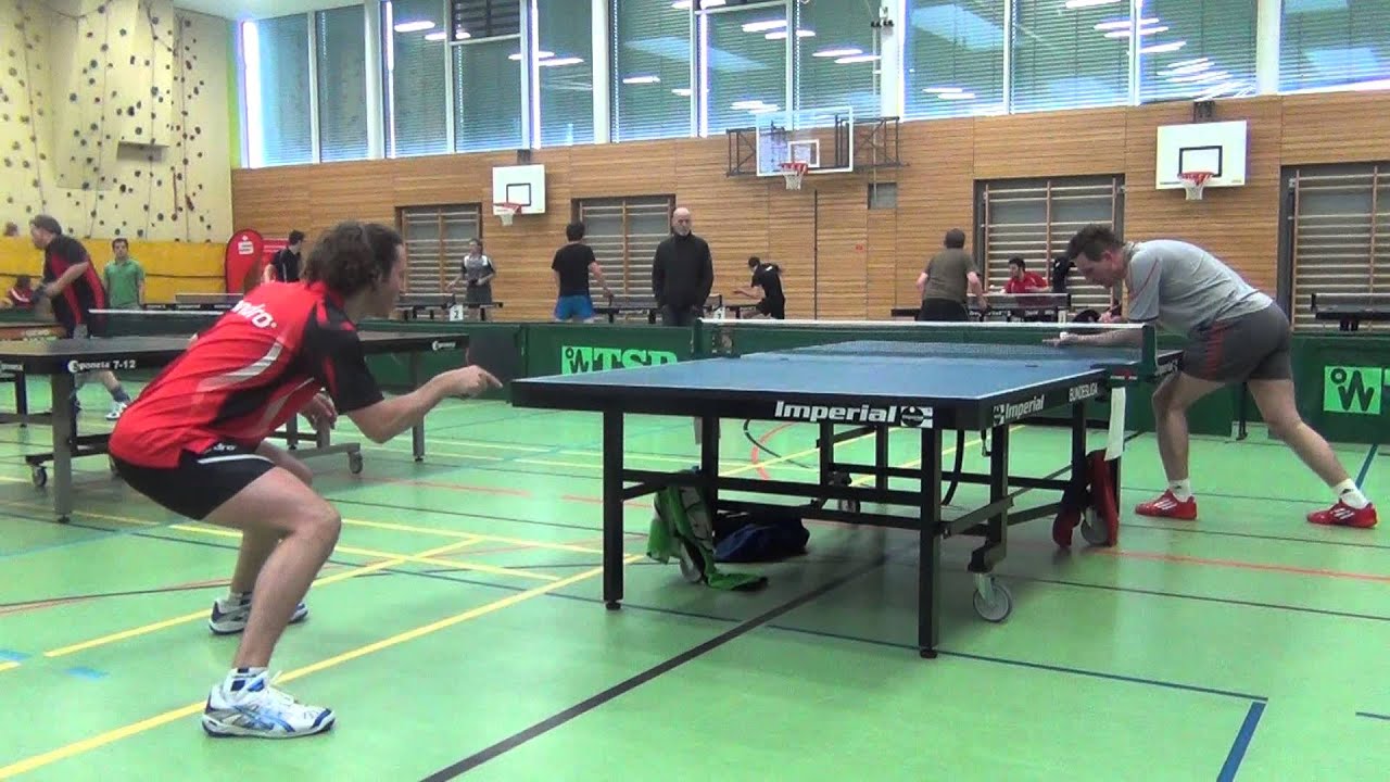 Tischtennis Erlangen Cup 2013 Finale G C Foerster vs Karsten Reiss 3)