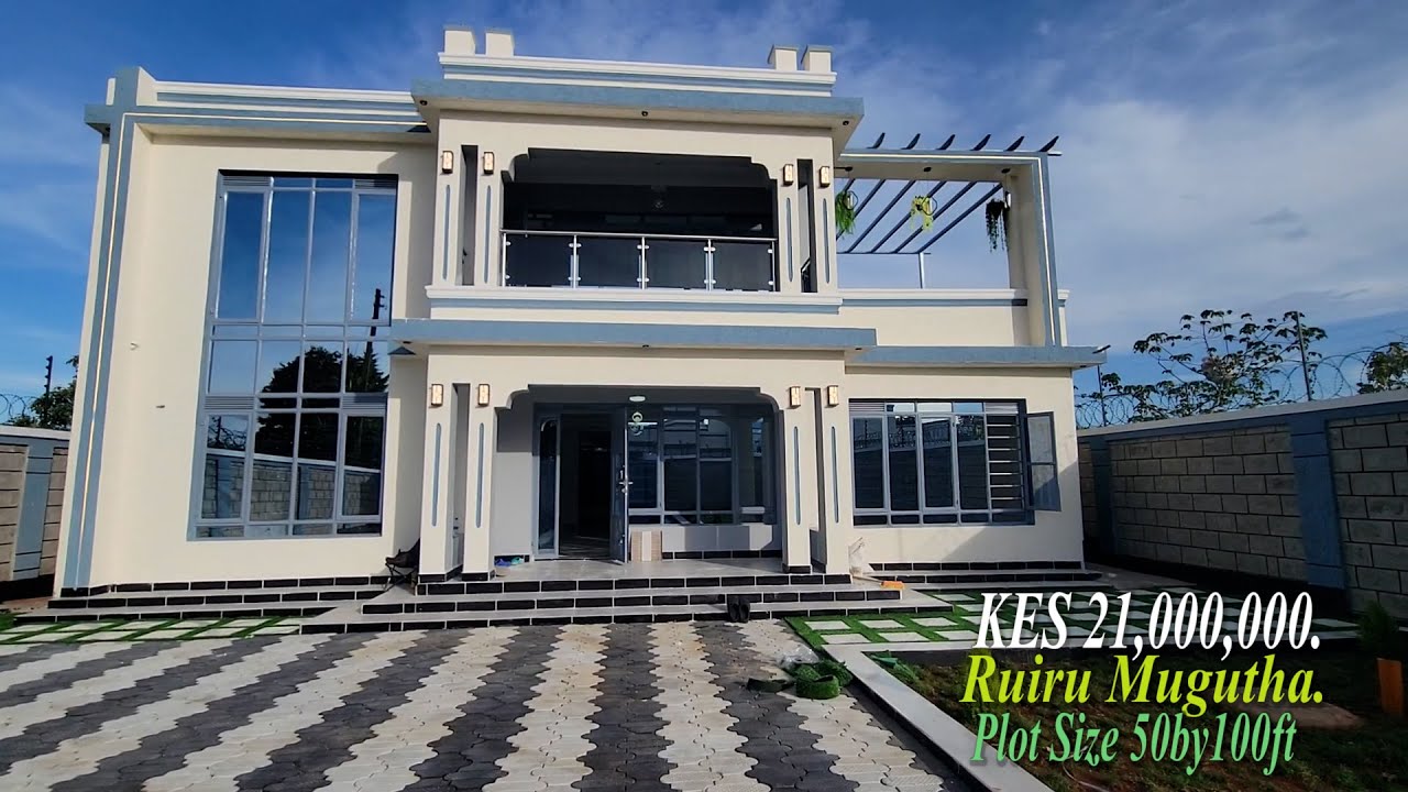 INSIDE Elegant 5bedrooms @Kes 22M in Ruiru Mugutha(Kiganjo Road)