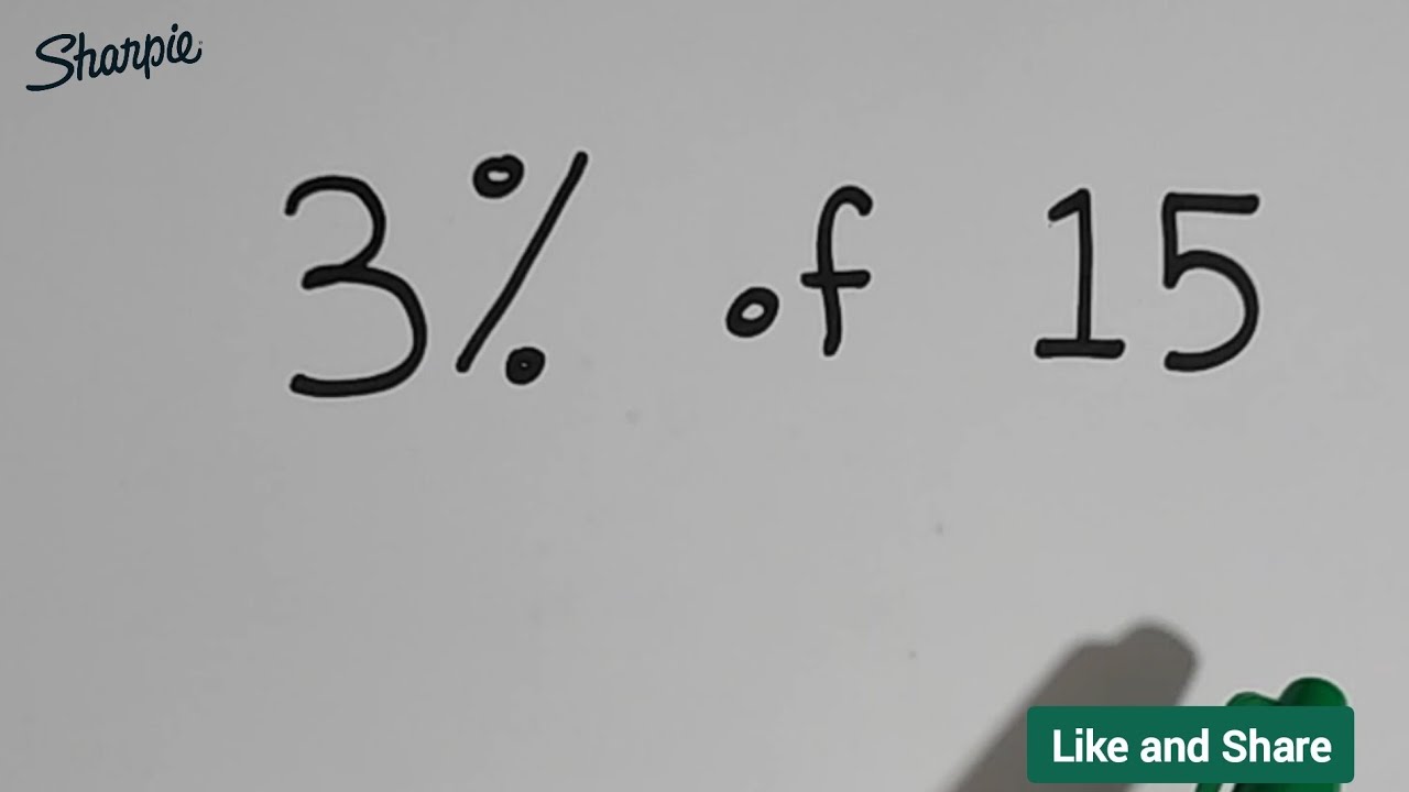 Percentage - Multiplying Percent by a Whole Number
