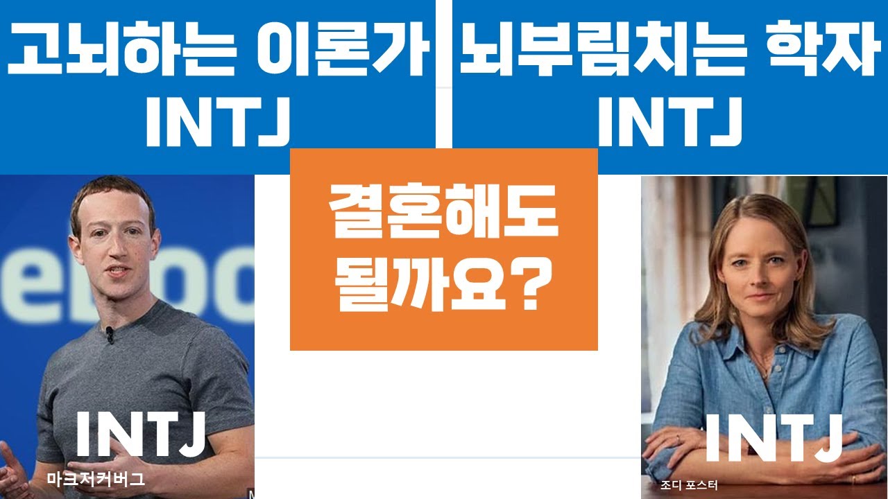INTJ-INTJ관계, 연애, 결혼, 커플  (41)