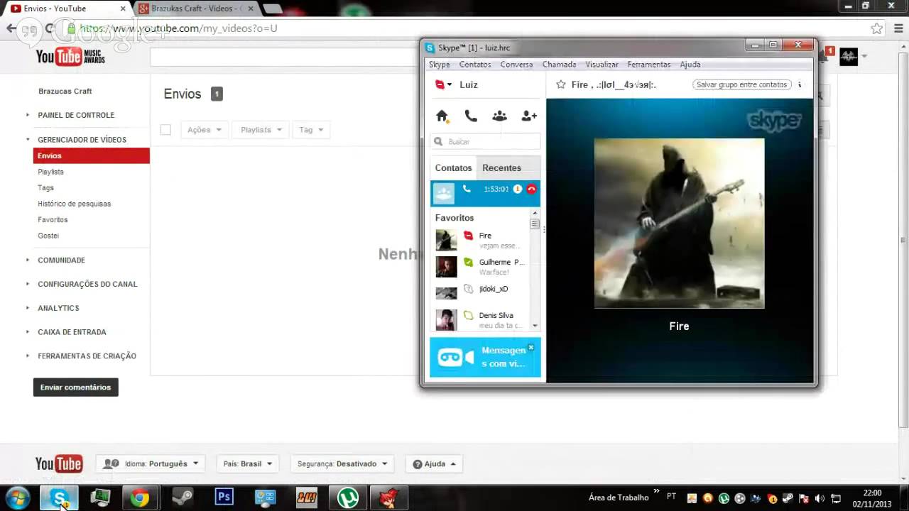 Live de Grand Chase voltando com o canal