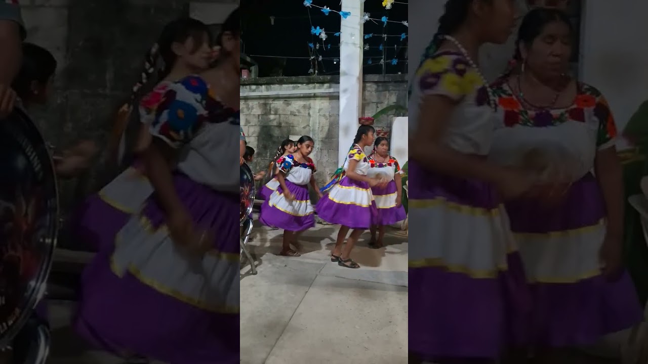 Danzando en Barrio Centro de Humotitla Cand...Huejutla Hgo.(06/08/2025)🎻🎶🌹♥️💫