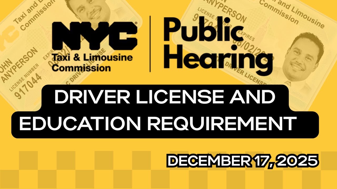 Публичные слушания NYC TLC: Сохранить или получить водительские права NYC TLC станет сложнее.