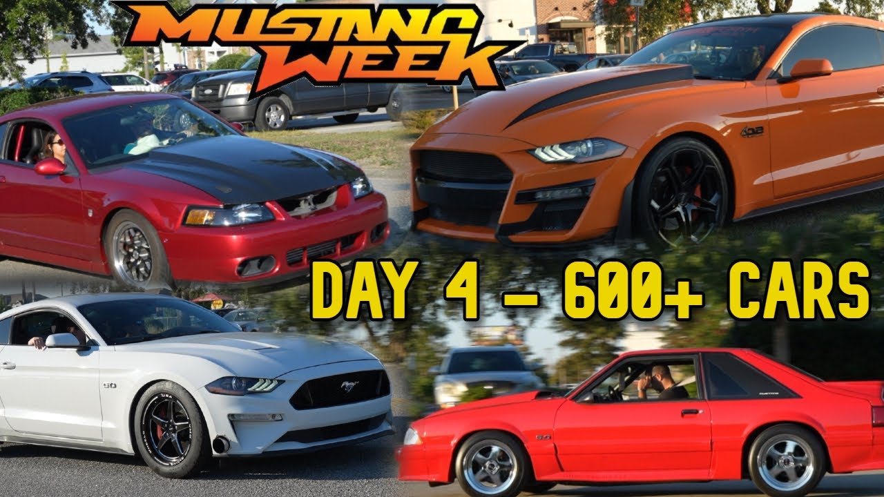 Mustang Week Day 4 | Cobra Sam at the Tandoori Tavern Pure Mustang Sound, Revving, Pullouts & Cops!