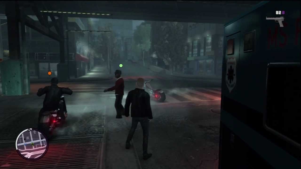 GTA IV "MODS" - Color Vehicle Mods (Two Tone Bikes and Ambulance)