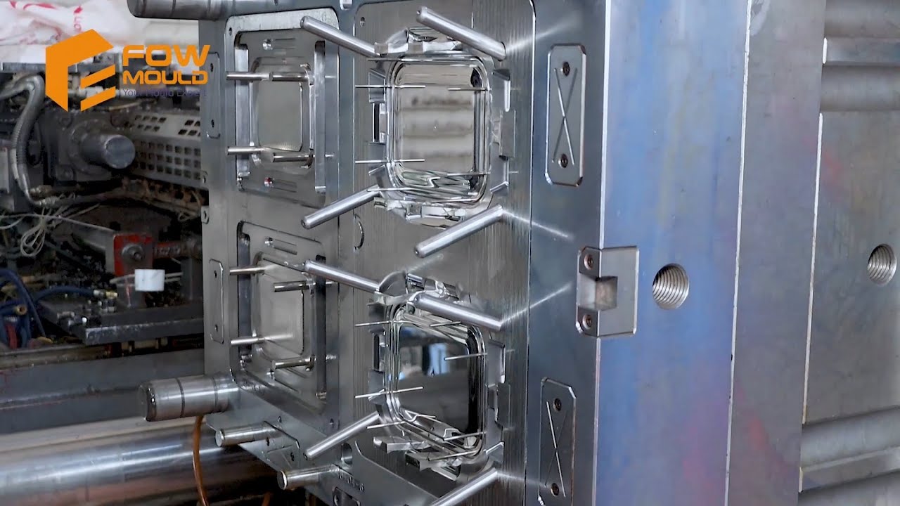 Full Process of Two Color Container Lid Mold Manufacturing
