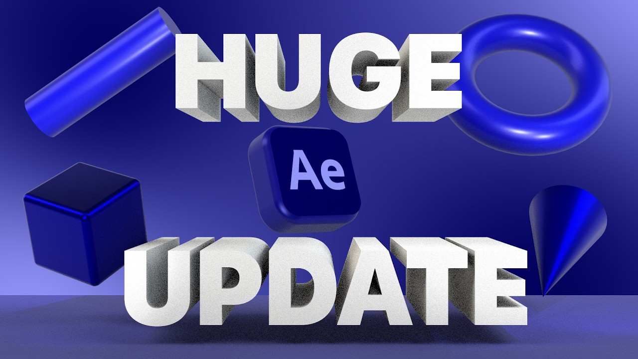 The GREATEST After Effects Update EVER! (New 3D)