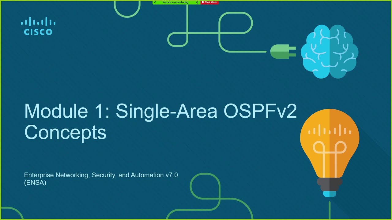 Module 1 Single-Area OSPFv2 Concepts