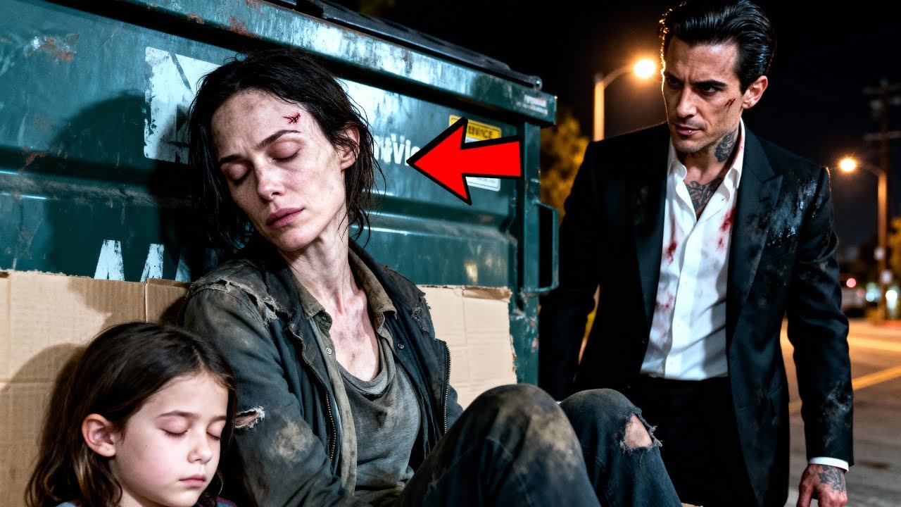Mafia Boss Finds Single Mom & Her Daughter Sleeping On Trash — The Truth Broke His Heart