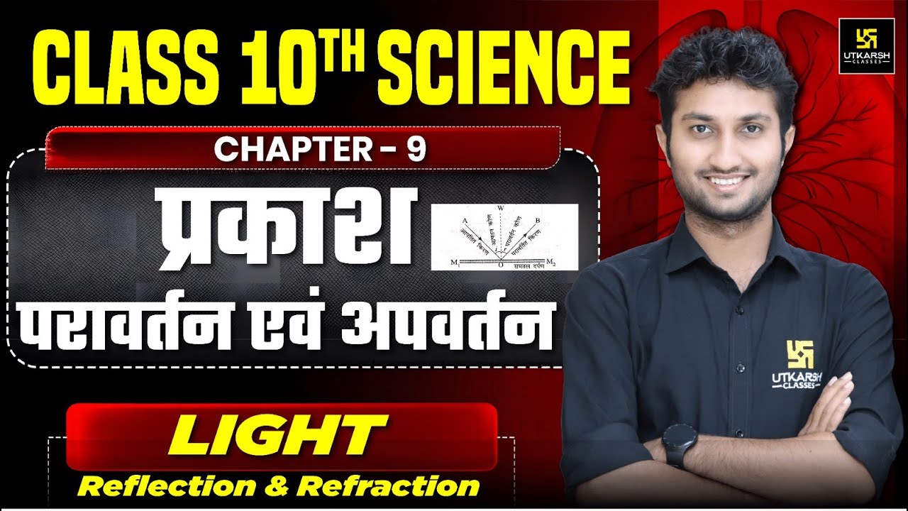 Class 10th Science Chapter 9 | प्रकाश परावर्तन एवं अपवर्तन – परावर्तन | Sandeep Sir
