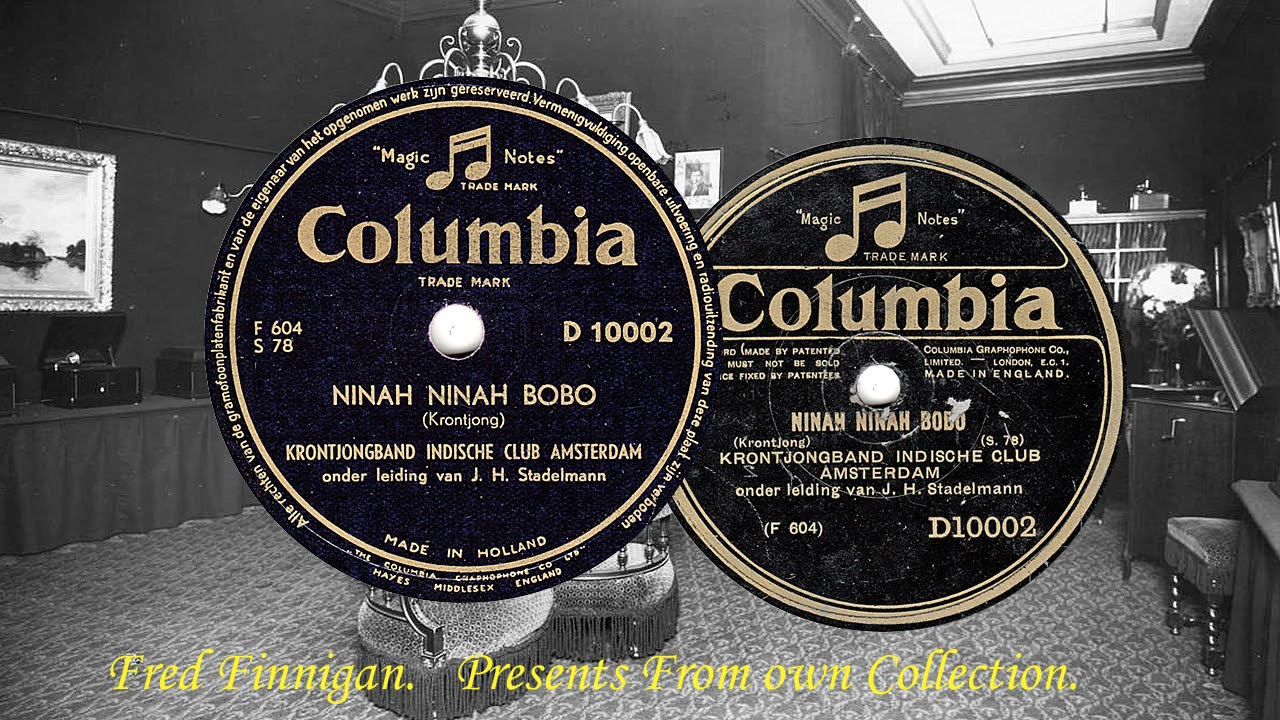 Krontjongband Indische Club Amsterdam - Ninah Ninah Bobo(1929)