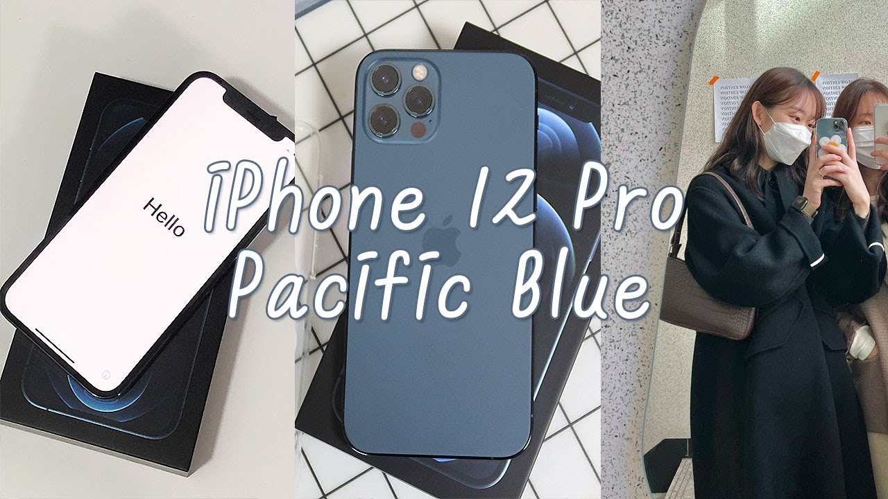 Vlog : 10월30일 아이폰12pro 퍼시픽블루📱💙 구매하고 아이폰X 간편하게 중고 판매하기 | Unboxing | 퍼시픽블루 매력에 빠지시죠 | 아이폰 중고판매 | 민팃