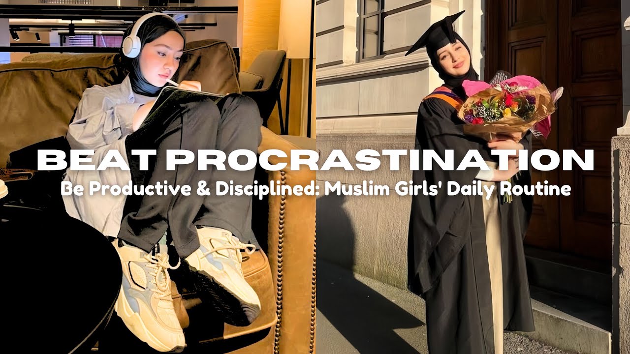 How To Be Productive || 🌿Discipline, Healthy Habits, Motivation, Balance + That Muslim Girl Routine🍃