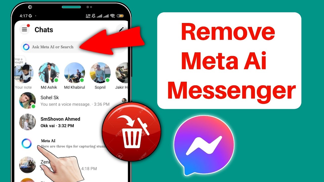 Ask Meta Ai or Search | How To Remove Meta Ai From Messenger