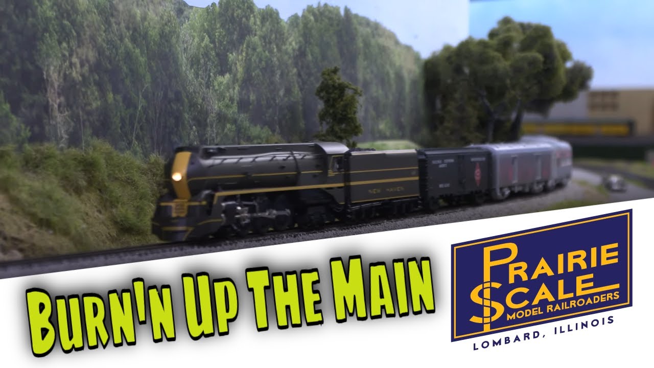 Burn'n Up The Main  At The Prairie Scale Model Railroaders