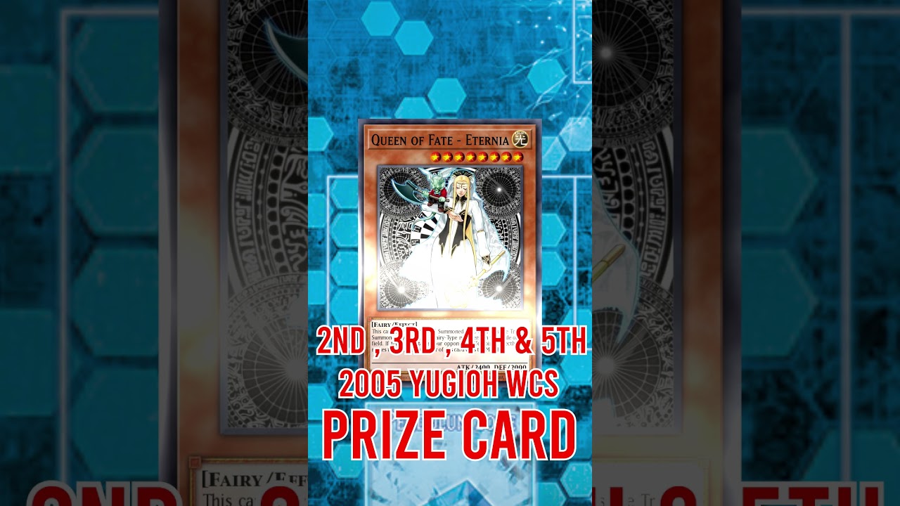 Единственный призовой билет турнира Yu-Gi-Oh, выданный пяти лучшим участникам