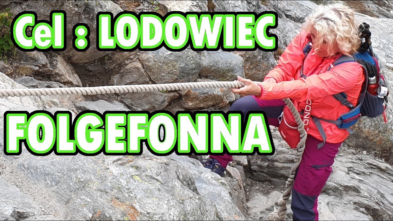 Lodowiec Folgefonna - wspinaczka pod lodowiec - Norwegia. 
