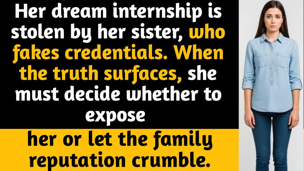 My Sister Faked Credentials and Stole My Dream Internship—Family Reputation on the Line